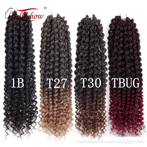 14inch 24stands new design crochet braids hair ombre color bomb twist braids freetress passion twist